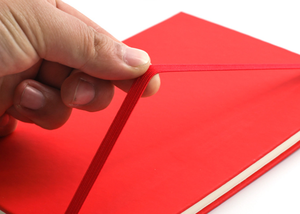 Venta al por mayor personalizado A5 PU cuero diario cuaderno correa elástica cuaderno de notas con logotipo de marca impresa cubierta de papel Bloc de notas - Product Image 4