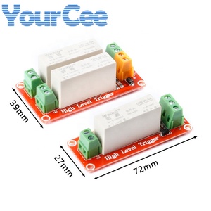 5A 1 2 Channel Way <strong>Relay</strong> Module High Level Trigger DC Solid State <strong>Relay</strong> Module Control Board Single Phase Device Electrical - Product Image 5
