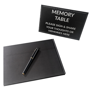 Personalized Design Notebooks Customizable Set Hardcover Memorial Funeral Guest <strong>Book</strong> for Guest Registry