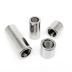 <strong>M3</strong> M4 M5 M6 M8 M10 304 316 A2-70 Stainless Steel Extend Long Lengthen Connector Joint Sleeve Tubular Nut Round <strong>Coupling</strong> Nut - Product Image 2