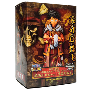 หุ่นฟิกเกอร์แอ็คชั่นฟิกเกอร์อนิเมะ2สไตล์ DXF Zoro luffy สไตล์ตรุษจีน - Product Image 4