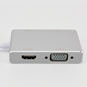 Tarjeta Convertidora de vídeo con adaptador multipuerto USB tipo C () a HDMl 4K VGA DVI AV - Product Image 6