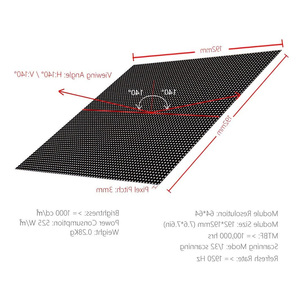 LED-Anzeige bildschirm für den Außenbereich Einstellbares LED-Anzeige modul mit hoher Helligkeit Werbung für LED-Digital-Scrolling-Bildschirm - Product Image 6