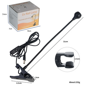 Mini 5W Nail <strong>UV</strong> Glue Curing <strong>Lamp</strong> Purple Light, with Clamp and Switch USB Light Multi-purpose - Product Image 5