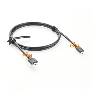 USB 3.1C to USB <strong>C</strong> Dual Screw Locking USB 3.2 Gen 2 Type-<strong>C</strong> Data Power Cable Panel <strong>Mount</strong> for Realsence <strong>CCD</strong> Camera DP-Alt Mode Hub - Product Image 4