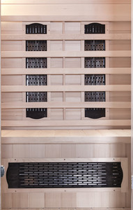 Hemlock canadense 1 Pessoa Cerâmica Aquecedor Infravermelho Distante Sauna Sala