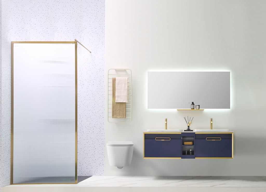 2021 tops modern bathroom mirror vanity set