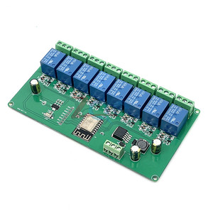 <strong>ESP8266</strong> <strong>EPS</strong>-12F Wireless <strong>WiFi</strong> Programmable <strong>Module</strong> 8 Channel Relay Shield Expansion Board IOT DC 7 -28V/5V - Product Image 1