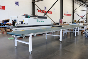 Edge Banding Machine <strong>Conveyor</strong> Belt Return Rotary Line Edge Bander Roller Turning Line <strong>Loading</strong> <strong>Unloading</strong> Rotary Table - Product Image 2