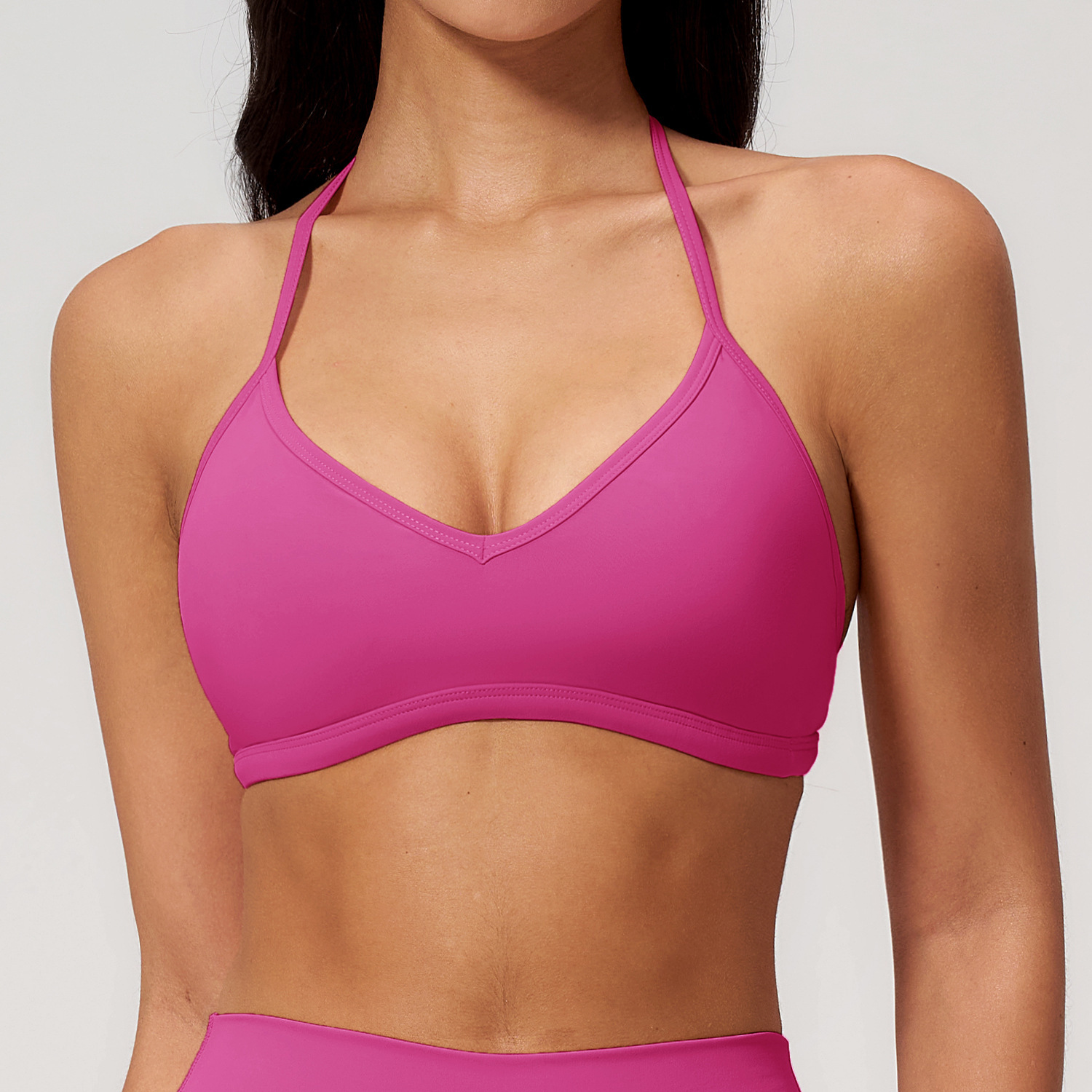 Pink bra
