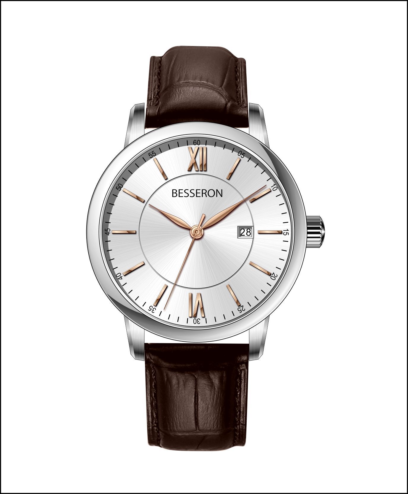 montre en cuir simple 06