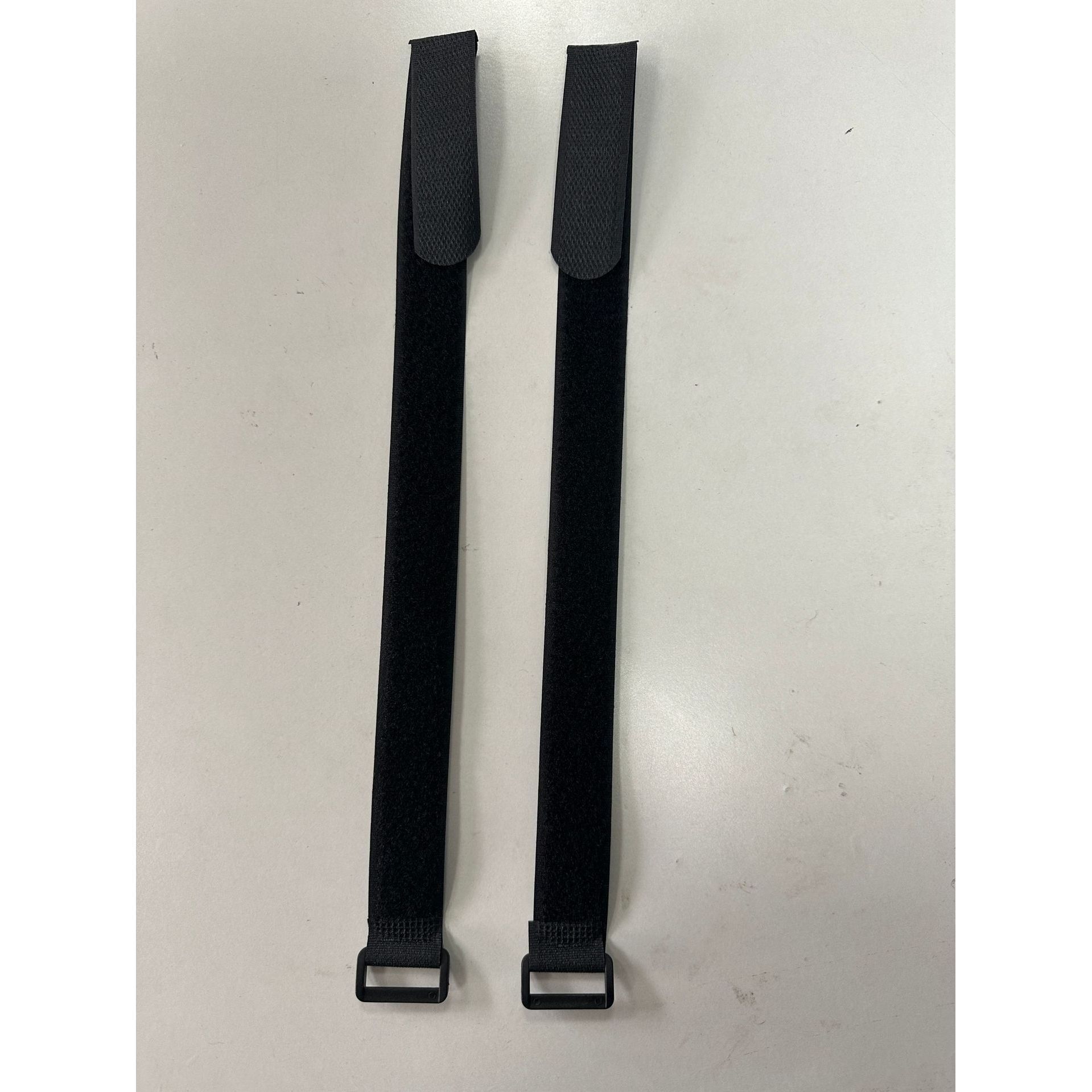 A pair of plastic straps