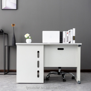 Tavolo scrivania da ufficio struttura in metallo Computer Pc scrivania in legno scrivanie Computer - Product Image 1