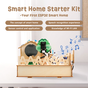 ACEBOTT ESP32 Smart Home Starter Kit casa in legno IoT Wifi APP riconoscimento vocale modulo educativo Kit di automazione per i bambini - Product Image 2