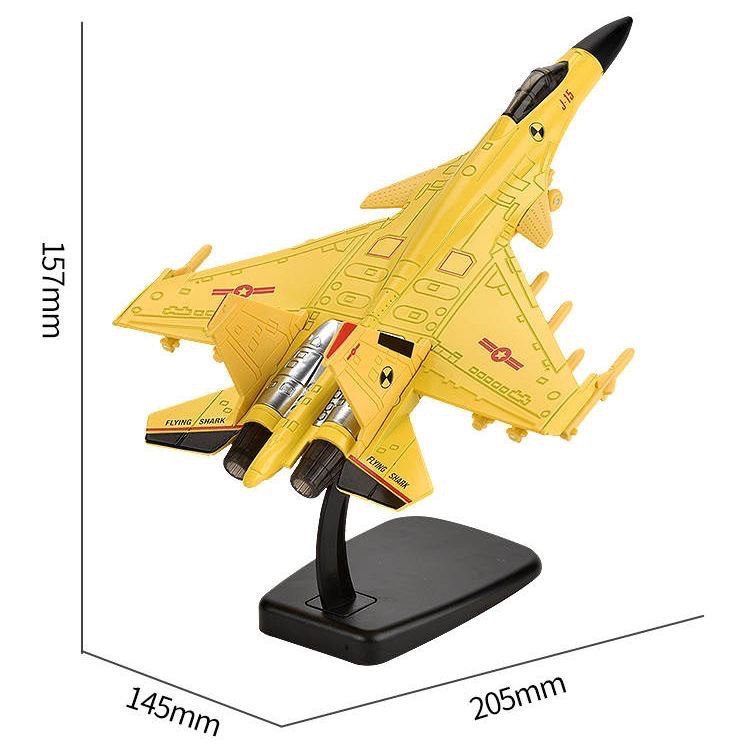 J-15 alloy fighter yellow - including bracket