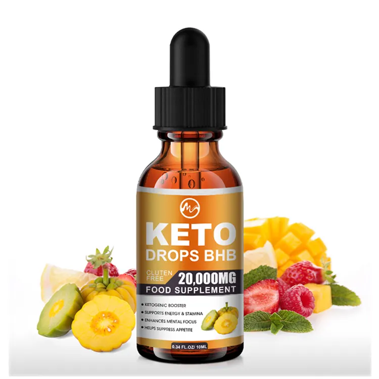 Factory Custom Private Label 30ml Keto Diet Drops Fat Burner Keto Supplier Natural Keto Weight Loss