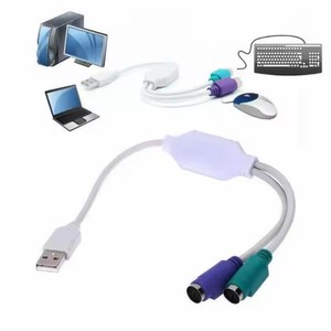 振达定制USB Revolution PS2有源转换器连接器电缆适配器，黑色，铜芯 - Product Image 3