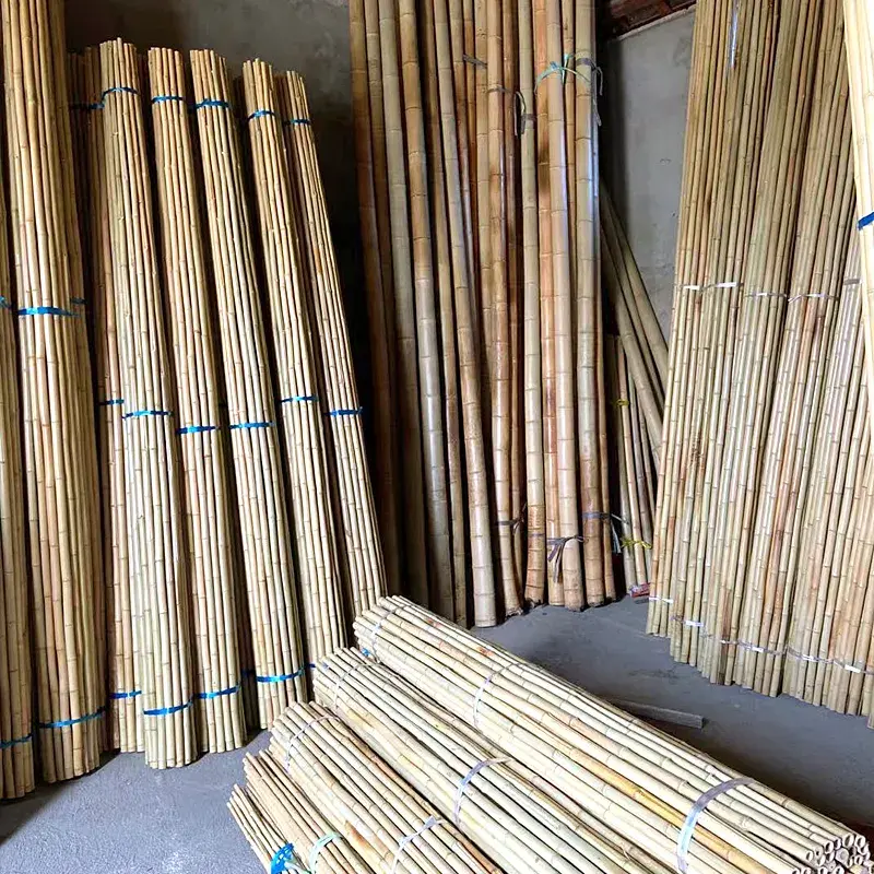 Goedkope Outdoor Natuurlijke Landschapsarchitectuur Materiaal Ruwe Bamboe Groothandel