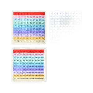 CCE EN71ของเล่นไม้ร้อยเกมกระดานมอนเตสซอรี่1-100ตัวต่อปริศนาตัวเลขสำหรับการเรียนรู้เลขก่อนวัยเรียน - Product Image 6