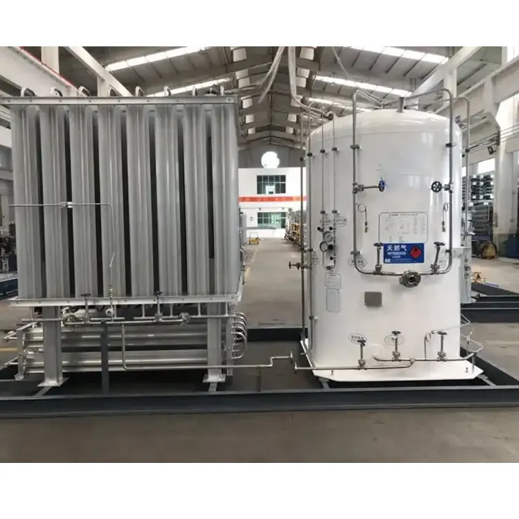 Vendita calda industriale evaporatore di azoto liquido 350nm 3/h aria ambiente condizionatore vaporizzatore scambiatori di calore efficiente raffreddamento