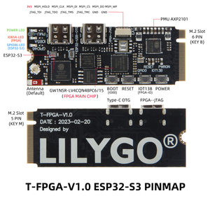 Scheda di sviluppo fpga LILYGO TTGO T-FPGA-V1.0 ESP32-S3 microcontrollori e processori Bluetooth wi-fi - Product Image 6
