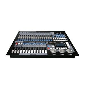 เครื่องควบคุมแสงสว่างบนเวที DMX512คอนโซลไฟบีม1024แหล่งกำเนิดแสง LED สำหรับสวนสนุกอุปกรณ์บนเวที