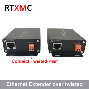 1 par con adaptador de corriente extensor Ethernet sobre par trenzado convertidor de 2KM para cámaras IP transmisor de video más par trenzado - Product Image 4