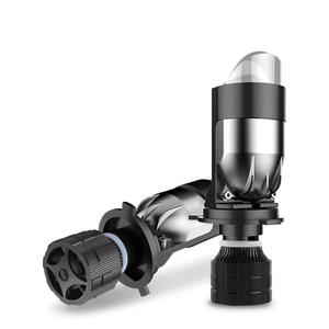 2021新しいデザインミニH4LEDバイプロジェクターレンズハイロービームデュアルレンズ高品質エラーフリー - Product Image 4