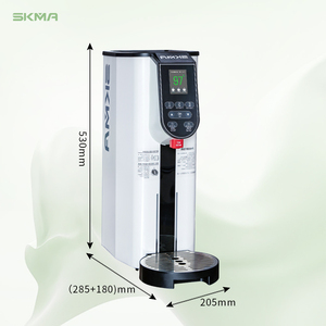 Dispensador de agua de calefacción automático comercial con panel de control 12L Dispensador de agua hirviendo instantáneo de tres niveles cuantitativos