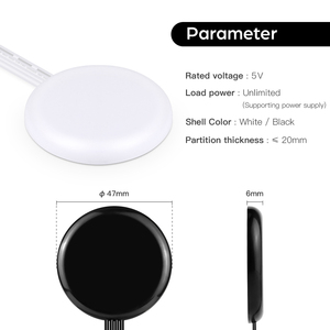 Dimmbarer 5V USB-Berührungs sensorsc halter aus Holz Durchdringbarer Schalter Sensor LED-Dimmer-Steuersc halter für Smart Home LED-Licht leiste - Product Image 3