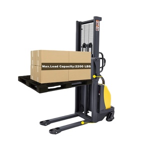 1トンフォークリフト1トン半電気パレットスタッカー充電式フォークリフトスタッカー<span class=keywords><strong>3m</strong></span>リフト高さ2トン