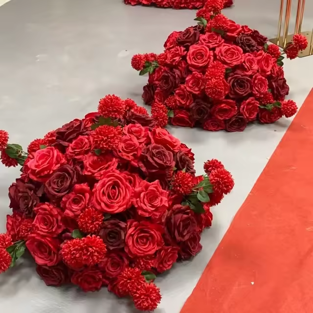 Sfera di fiori rossi da 50 cm
