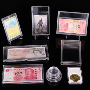 Clear 35PT Custom Ultrasonic Graded Card Slab Acrylic Trading Card Slabs Holder Case Grading Baseball CGC Slabs for Pokemon <strong>PSA</strong> - Product Image 4