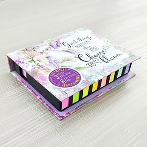 Custom Colored New Die Cut Cute <strong>Notepad</strong> Sticky <strong>Memo</strong> <strong>Cube</strong> Book Paper Notes Pads Set - Product Image 3