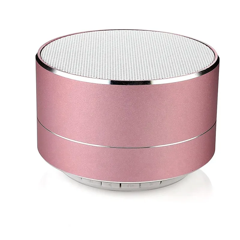 Amazon — haut-parleur sans fil A10, pour cadeau, en alliage d'aluminium, portable, stéréo rond LED, Promotion, 2023