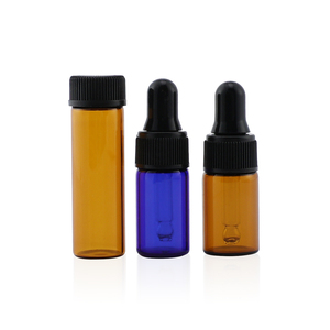 5ml 10ml ilaç flakon 2ml 3ml mini açık kehribar parfüm uçucu yağ test cihazı cam damlalıklı şişe - Product Image 6