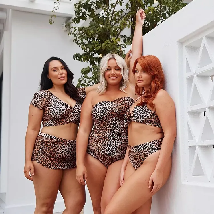 2023 Oem Custom Label Brand Logo Sexy Swimsuits Bathing Suits Plus Size Swimwear Bikini For Fat Women