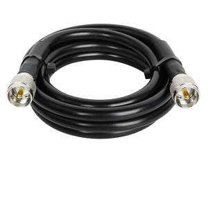 Coax rg213 Cáp UHF PL-259 cắm Nam đến Nam 6ft RG-213 tổn thất thấp cho ham đài phát thanh VHF đài phát thanh SWR Meter Antenna Analyzer - Product Image 1