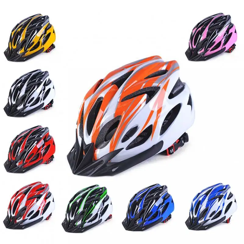 Nieuwe Afbeelding Ultralichte Veiligheid Sport Fiets Fiets Helm Mountainbike Mtb Racen Fietsen 18 Holes Helm Accessoires Fietshelm