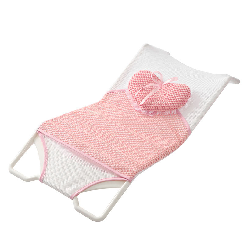 Pink bath bed