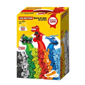 乐乐兄弟8528儿童1000件创意教育建筑散装积木多种风格 - Product Image 1