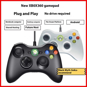 Xbox 360 için kablolu Joystick çift titreşim USB denetleyicisi GPD Mini modeli ile uyumlu PC/Android/PS3 için sınır ötesi oyun - Product Image 3