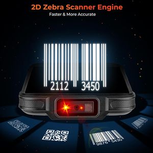 Android 13 Terminal DE DATOS resistente PDA con estuche Computadora móvil de mano con lector 1D/2D Zebra SE4710 - Product Image 2