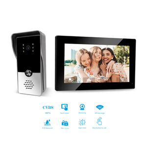4 monitör 2 açık istasyon 7 inç kapı telefonu Citofono Portero 4 tel Villavideo interkom sistemi videofon interkom Video - Product Image 1