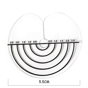 50 Stuks Ronde Heat Protector Shields Warmte-isolatie Sheet Protector Shield Schaal Mark Tip Keratine <span class=keywords><strong>Hair</strong></span> Extensions Styling Tool