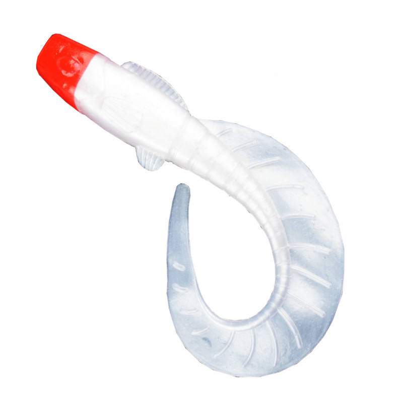 4 têtes rouges et corps blanc - 11 cm, 13 g - Vendu à l'unité en vrac