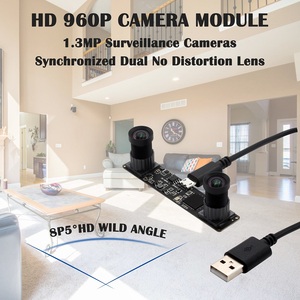 ELP 3D Stereo USB-Kamera modul Kostenloser Treiber 2560x960P 60fps Keine Verzerrung Dual Lens Synchron isation Webcam für Robot Vision - Product Image 6