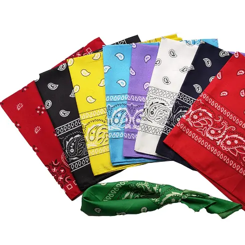Venta al por mayor personalizado algodón poliéster tela cuadrada pantalla Impresión digital bufanda OEM diseño personalizado hecho personal pañuelo bufanda