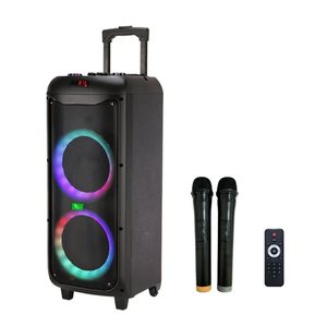 Altavoz activo estéreo de carga inalámbrica CQA 2020 de modelo privado con sistema/micrófono BT - Product Image 6