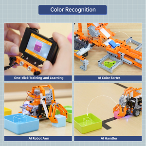 DaDa: Bit AI 10-en-1 Robot Building Block con AI Vision para Microbit Programación STEM Aprendizaje Educación Robótica Kit para niños - Product Image 2